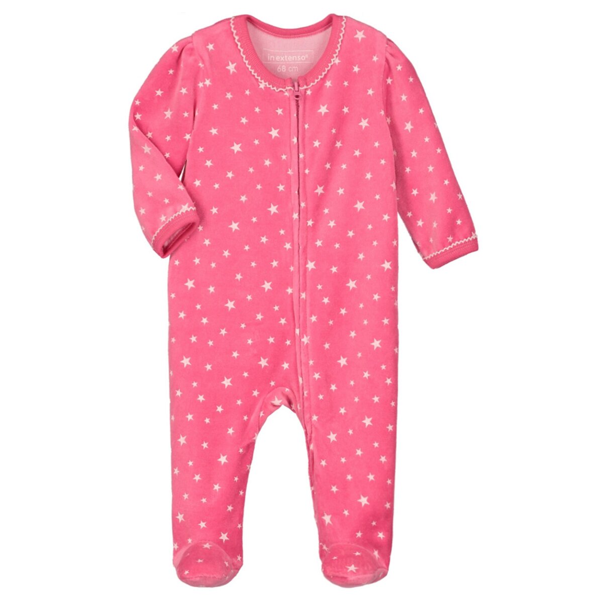IN EXTENSO Pyjama étoiles à zip bébé fille