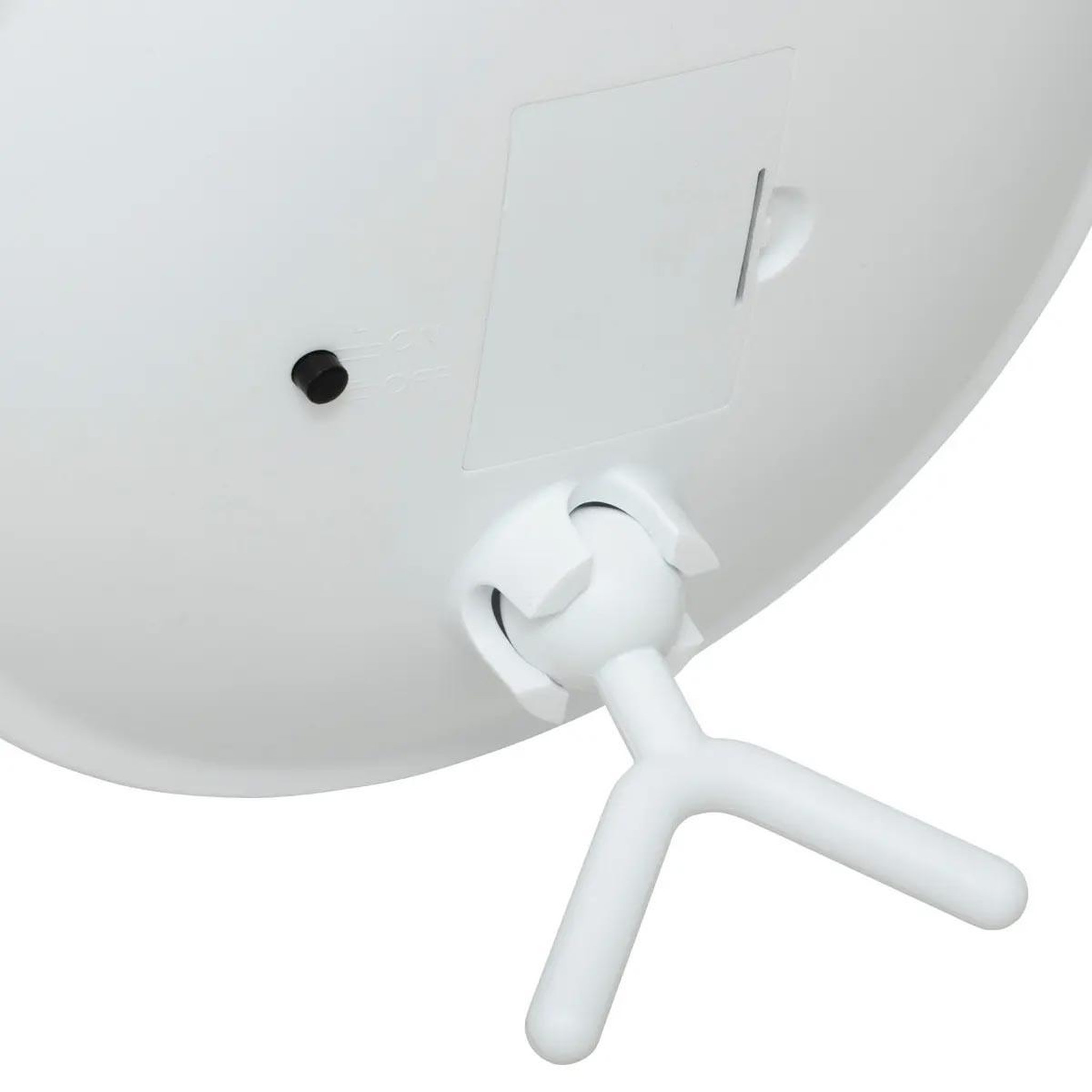 Voir la diapositive 4 : FIVE Miroir à poser pivotant à led  zoom  18cm blanc