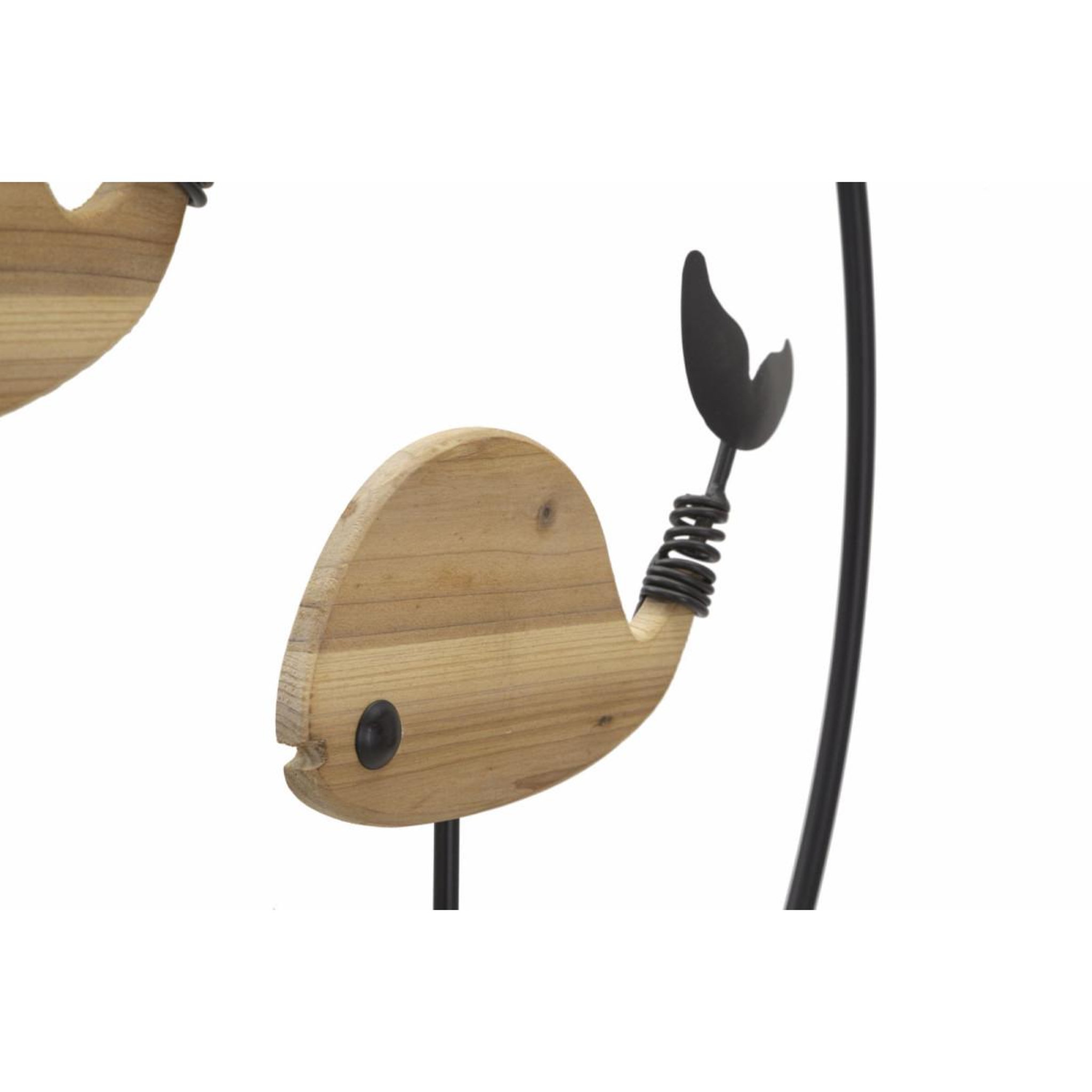 Voir la diapositive 2 : Paris Prix Décoration murale à suspendre  baleine  60cm naturel