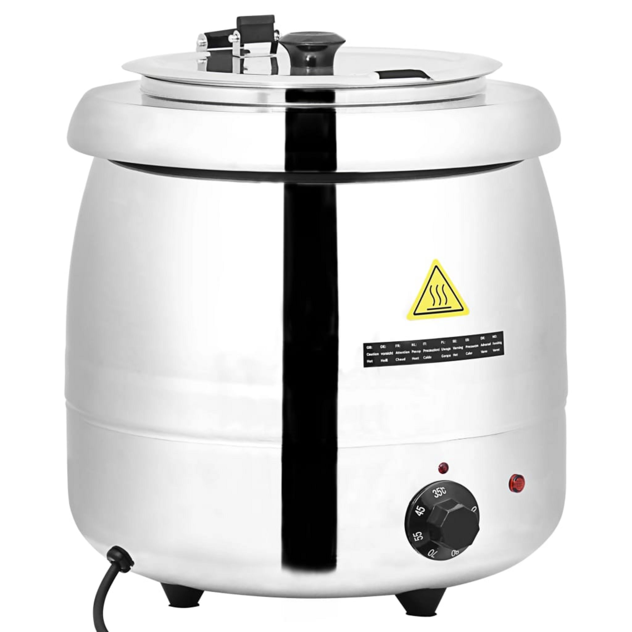 Marmite En Acier Inoxydable VidaXL 50 Litres - Pour Soupes, Ragoûts Et Usage Professionnel