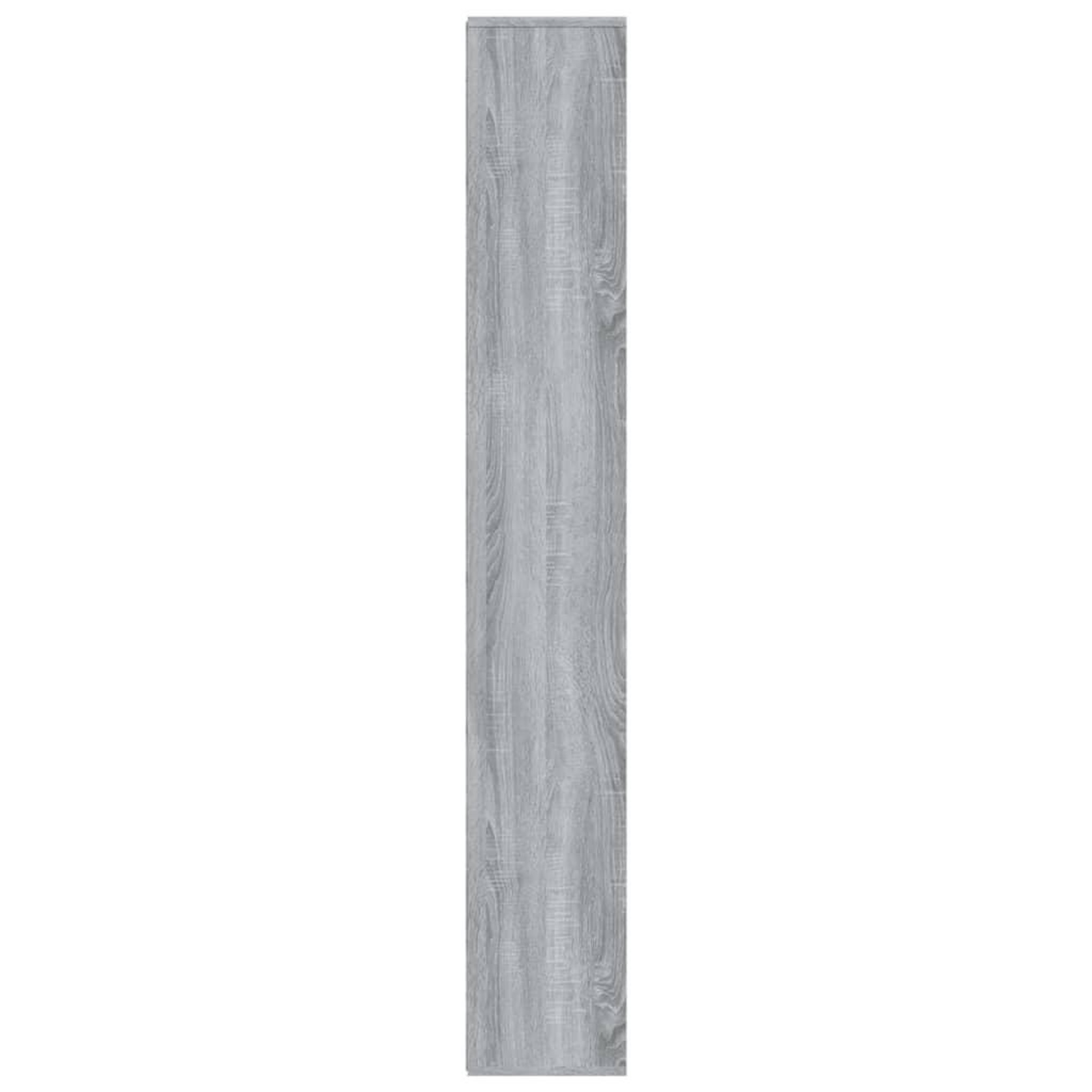 Voir la diapositive 4 : VIDAXL Armoire a livres Sonoma gris 155x24x160 cm
