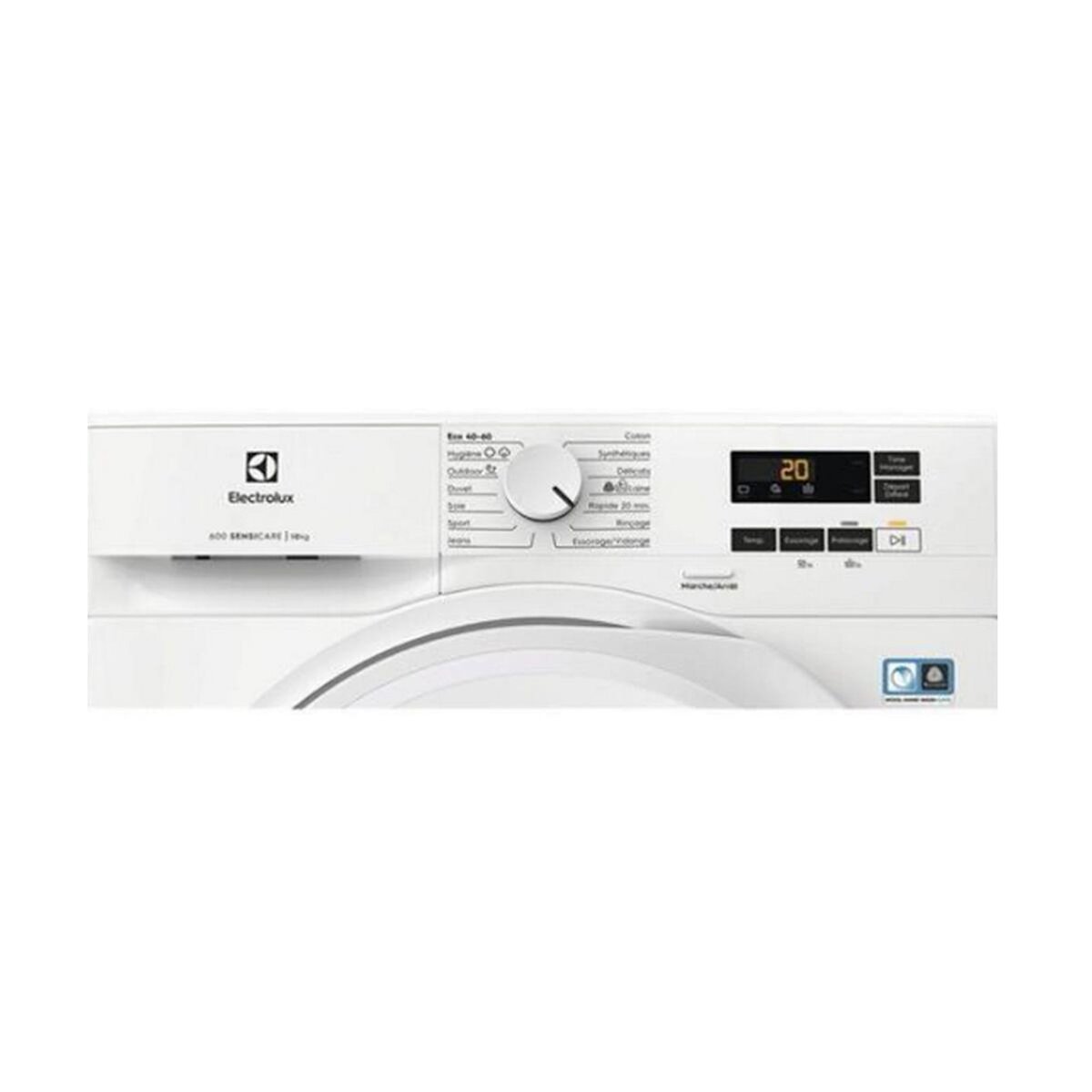 ELECTROLUX Lave-linge frontal 60cm 10kg 1400 tours/min - EW6FI5120WA