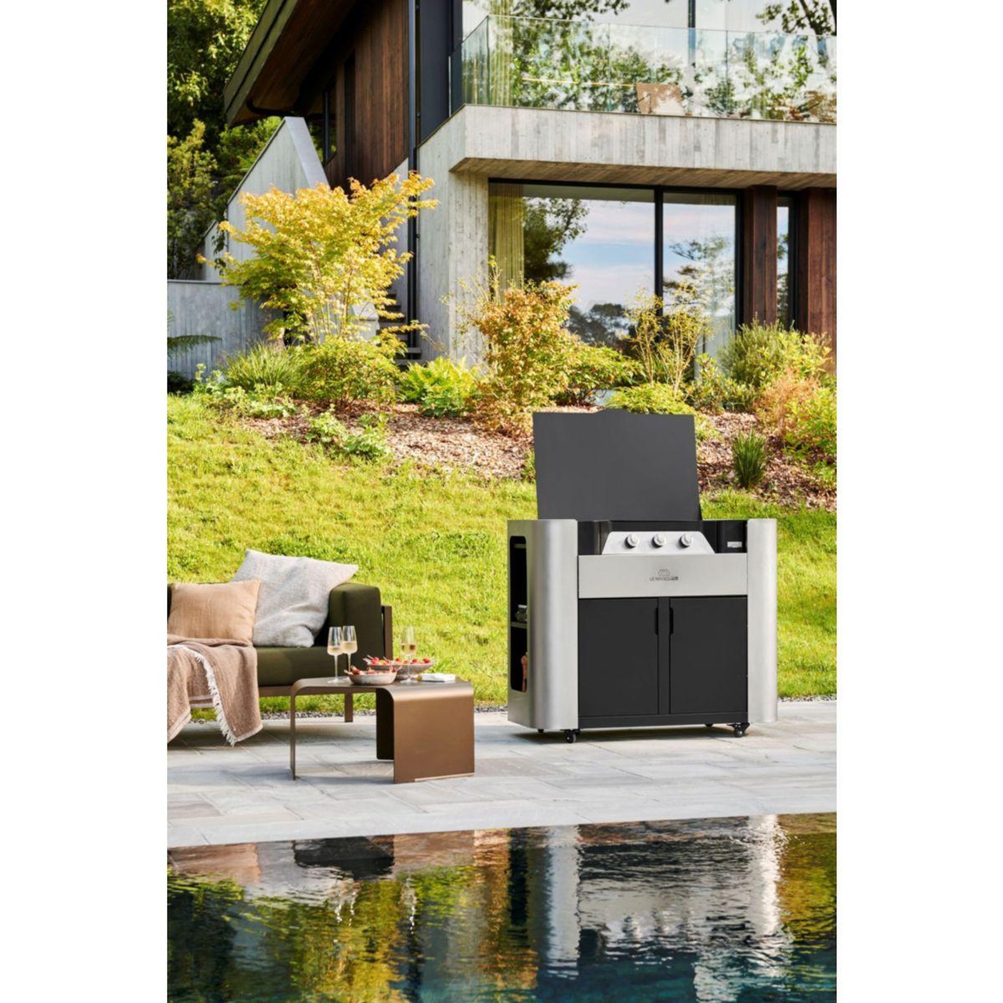Voir la diapositive 2 : Le marquier Plancha gaz exclusive gaz 375 duo edition