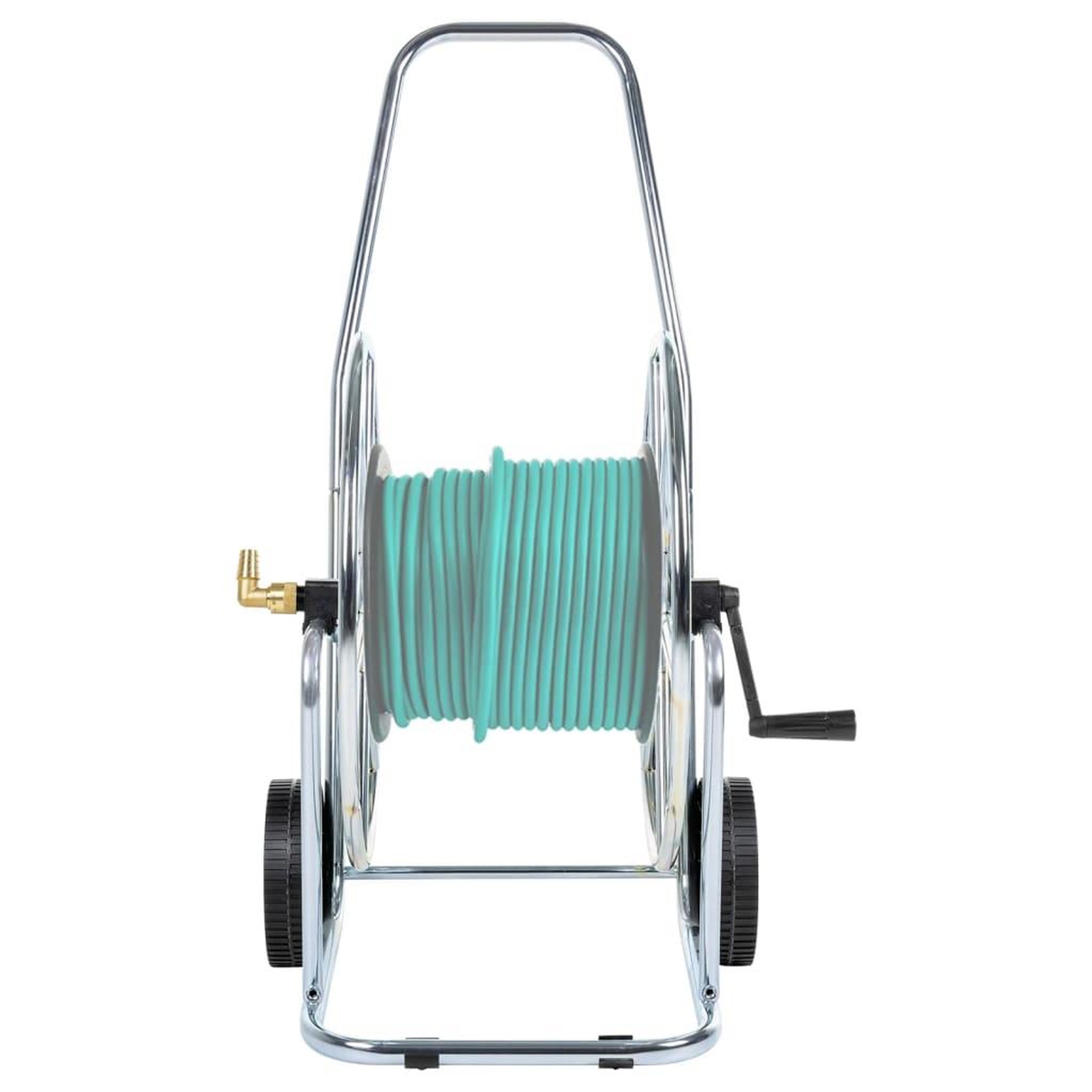 Voir la diapositive 2 : VIDAXL Chariot d'enrouleur pour tuyau de 80 m 3/4  acier