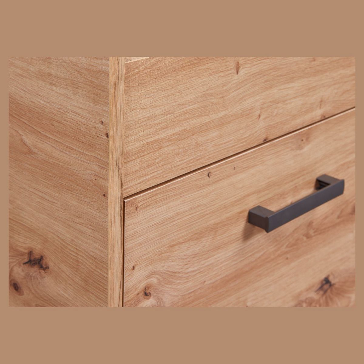 Lit simple multi-rangements chevet intégré 90x200 cm NAYA