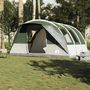 Voir la diapositive 3 : VIDAXL Tente de camping tunnel 5 personnes vert impermeable