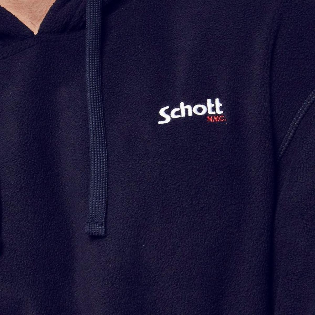 Schott Sweat à capuche  Homme Schott Micro Polar