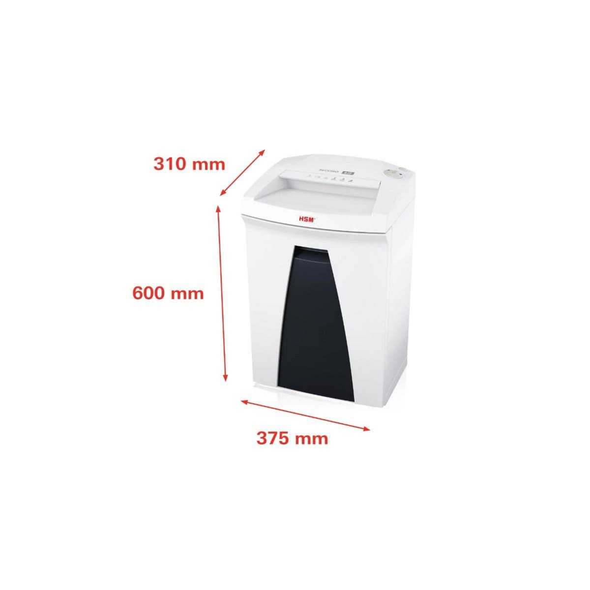 Hsm Destructeur de documents 7-9 feuilles coupes particules 1.9x15mm - 1832121