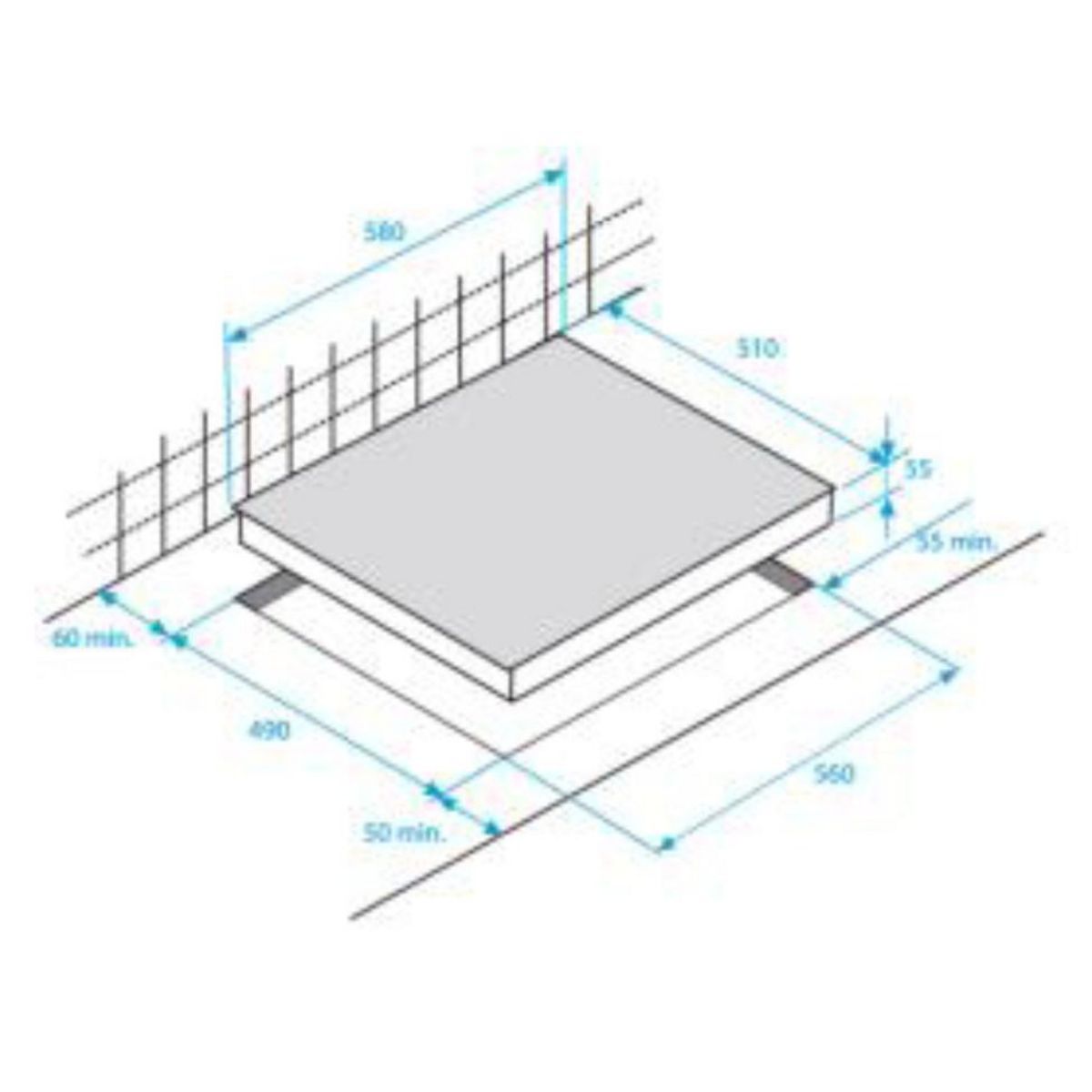 Beko Table de cuisson vitrocéramique 4 feux 6700w noir - hic64502t