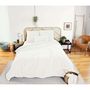 Voir la diapositive 2 : COTE DECO Parure de lit - Double gaze de coton