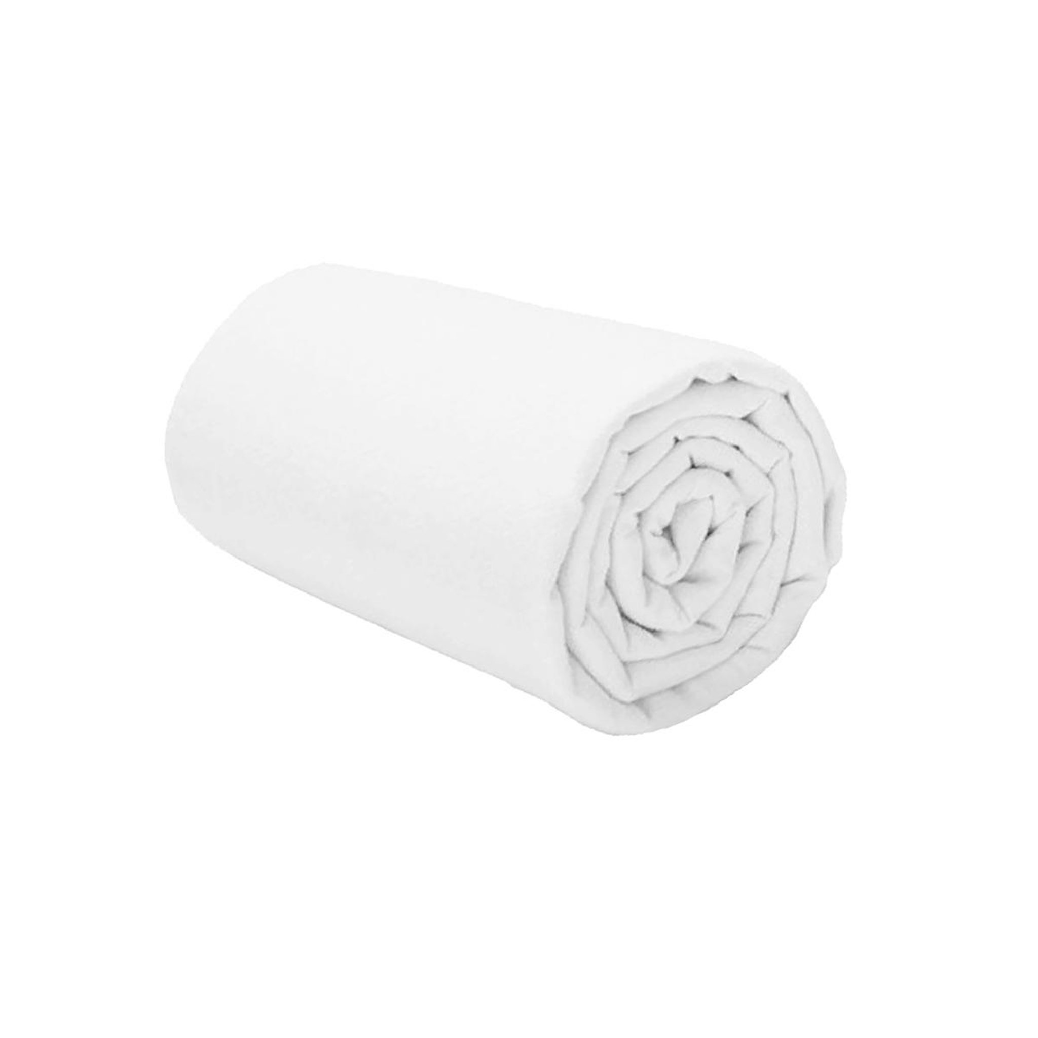 PETIT BEGUIN Drap housse enfant blanc 90 x 190 cm. Coloris disponibles : Blanc