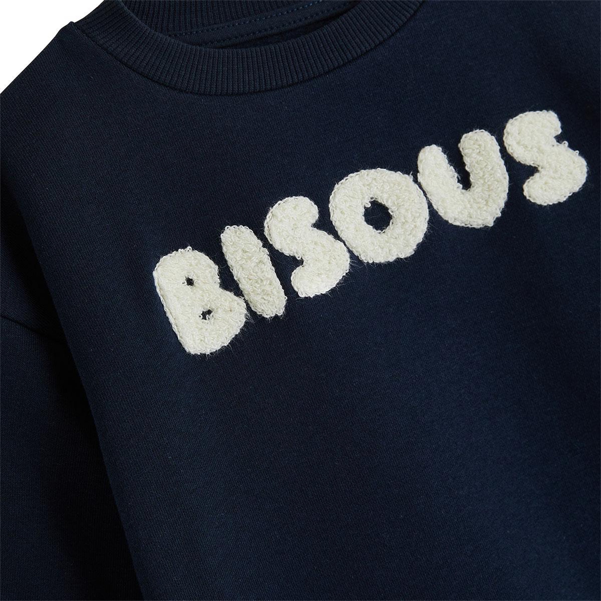 Voir la diapositive 3 : PETIT BEGUIN Sweat en molleton Bisous