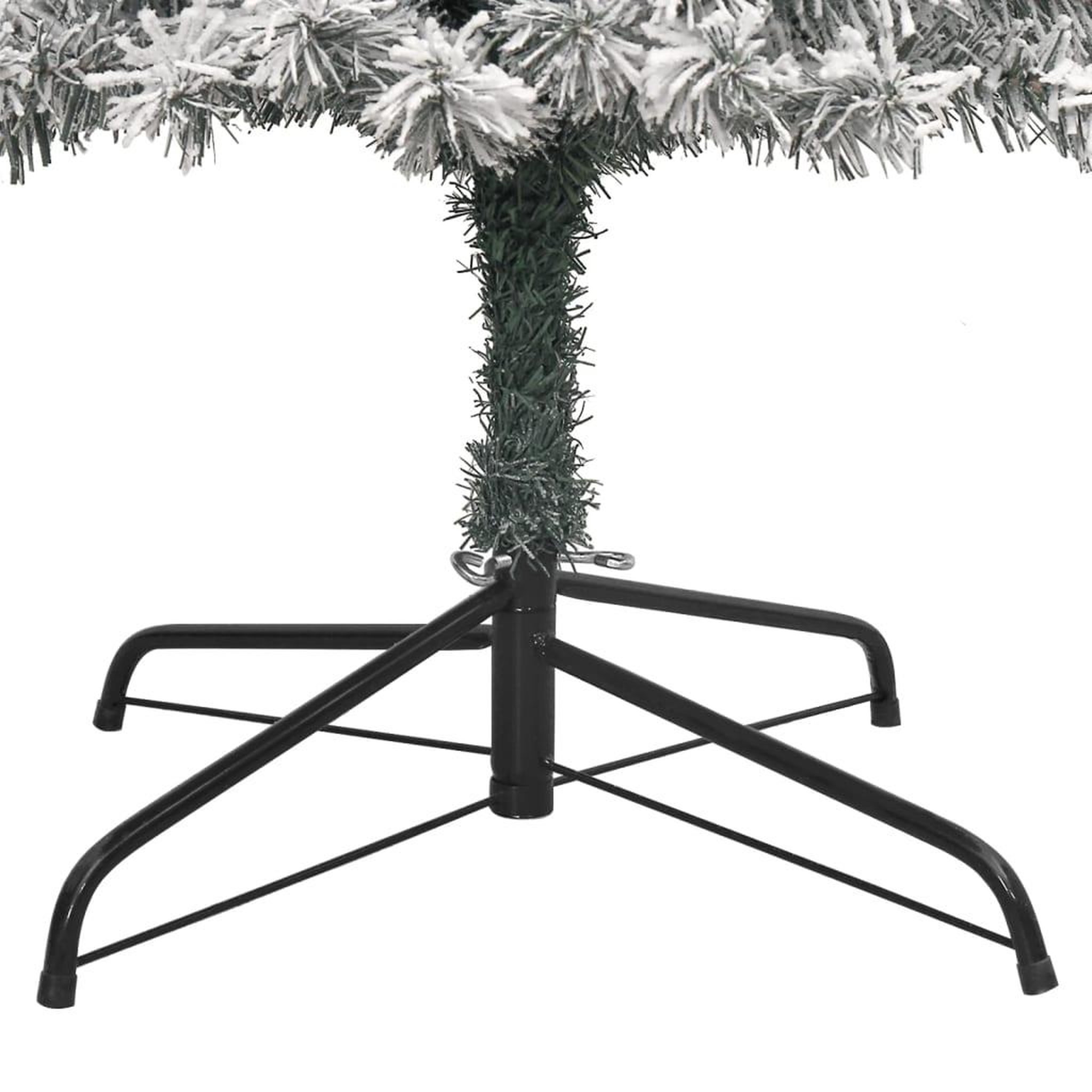 Voir la diapositive 5 : VIDAXL Sapin de Noël mince avec support et flocon de neige 270 cm PVC