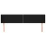 Voir la diapositive 3 : VIDAXL Tete de lit avec oreilles Noir 183x16x78/88 cm Tissu