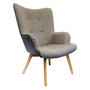 Voir la diapositive 1 : Paris Prix Fauteuil Design en Bois  Helsinki  99cm Gris