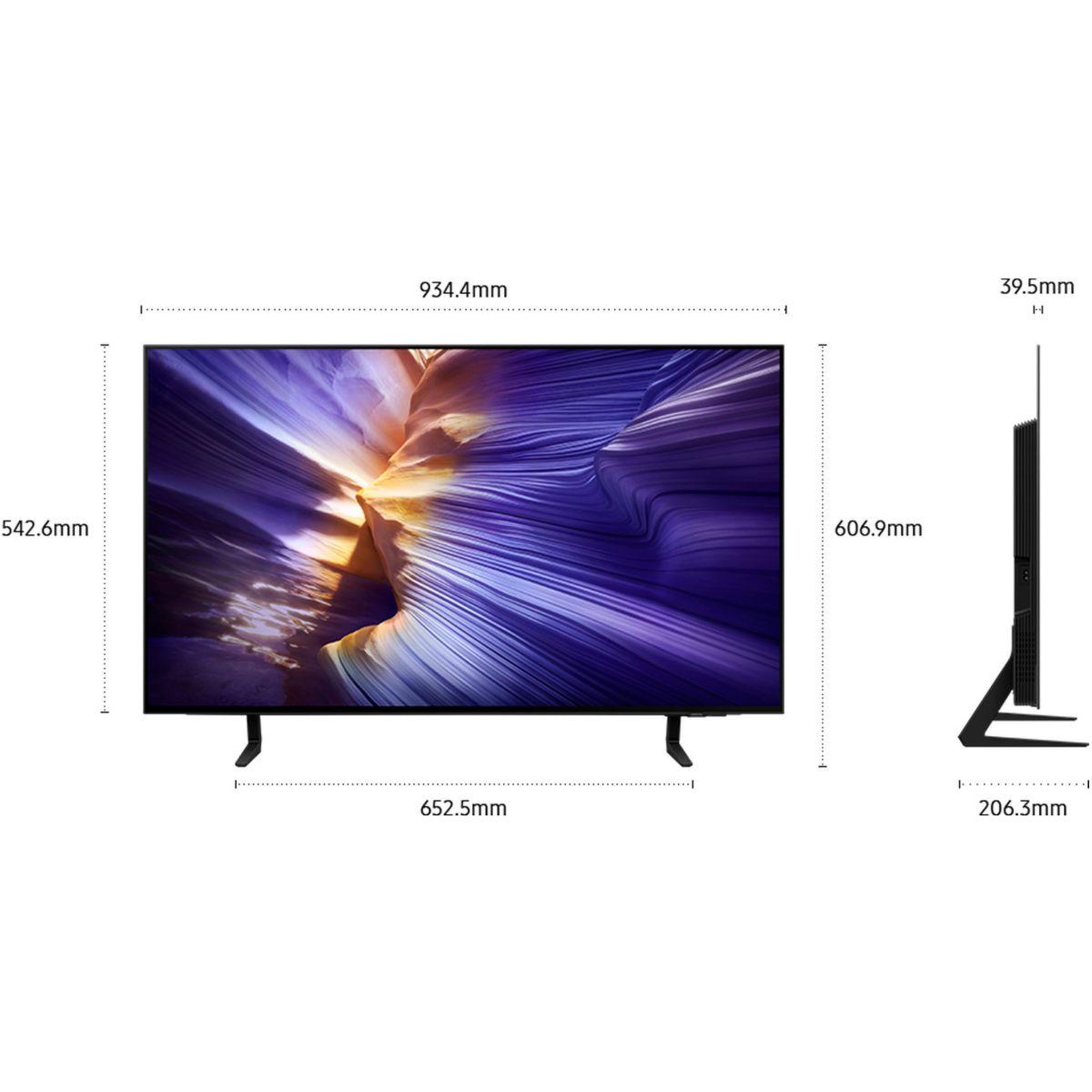 Voir la diapositive 2 : Samsung Tv oled tq42s90f (2025) 42  (105 cm)