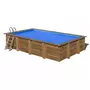 GRE Bâche à bulles pour piscine bois rectangulaire Mango 6,18 x 3,20 m - Gré