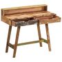 Voir la diapositive 3 : VIDAXL Bureau Bois de recuperation massif