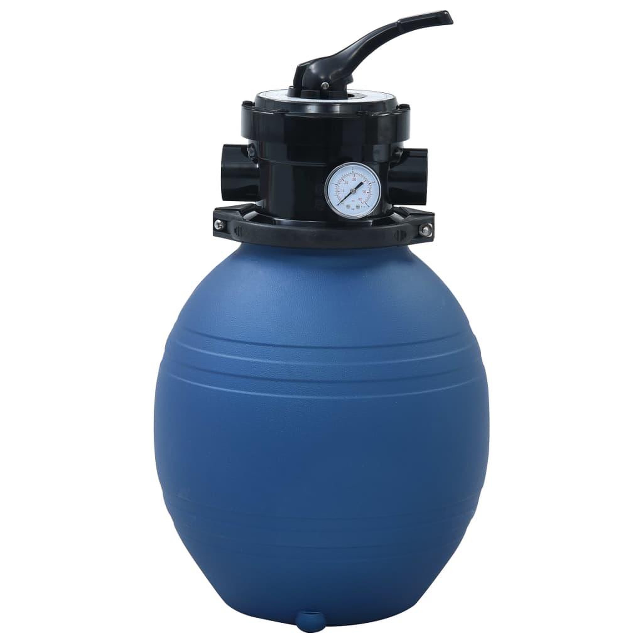 VIDAXL Filtre a sable pour piscine avec vanne 4 positions bleu 300 mm