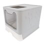 Voir la diapositive 1 : M PETS Maison de toilette - M PETS - SILE TOP - Gris - 51 x 41 x 12.5 cm - Pratique, démontable, tiroir coulissant, pelle incluse