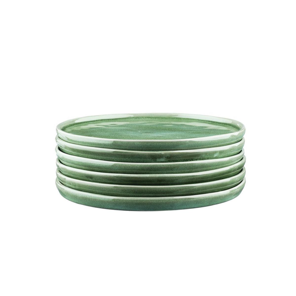 BJORN Assiette MAGMA Ø27cm - 6 pièces - Menthe