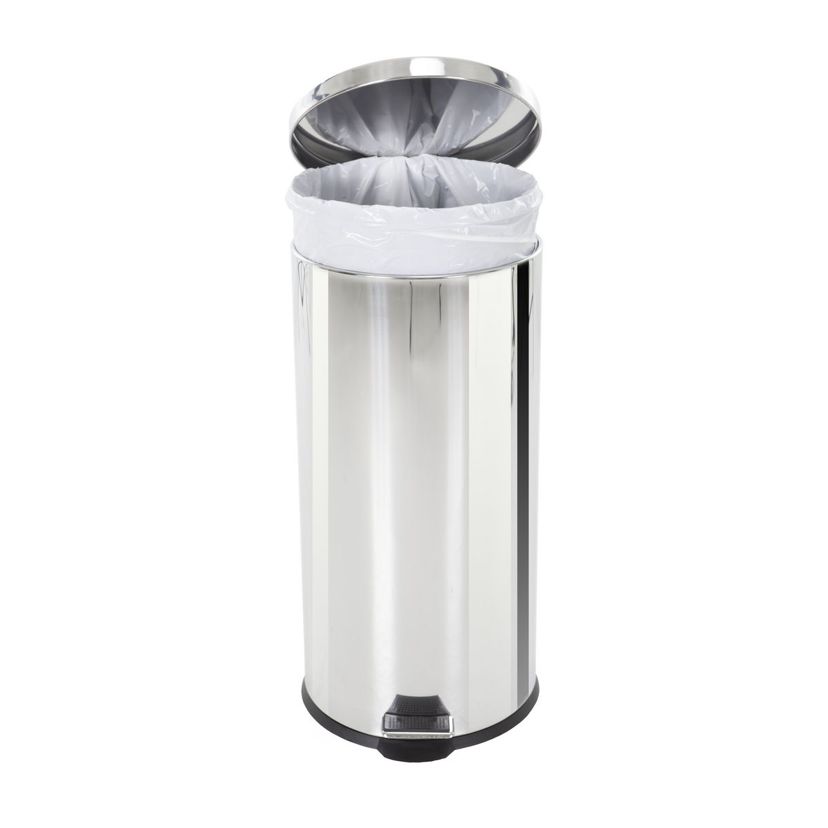 SELEKTA Poubelle à pédale 30L Inox