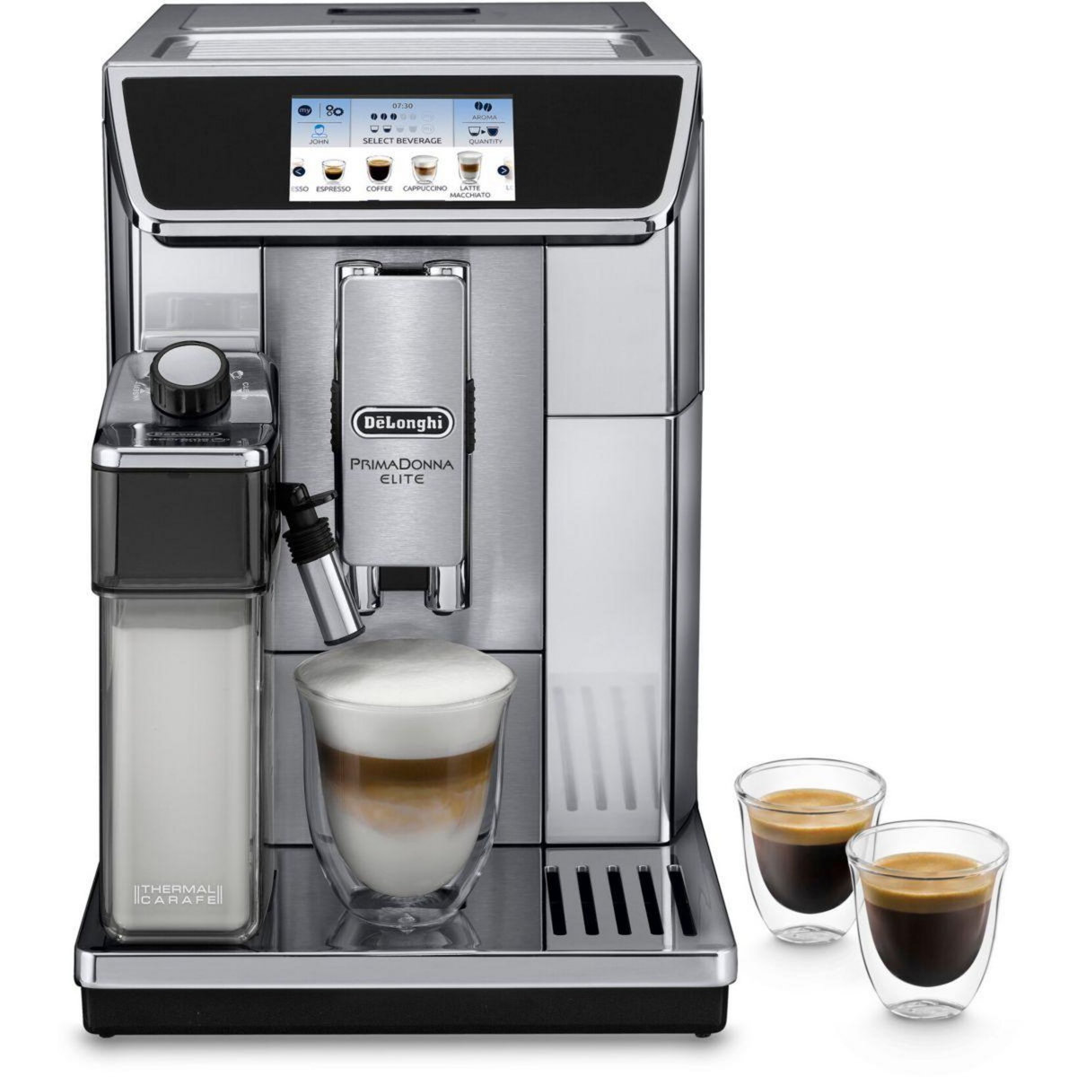 DELONGHI Expresso Broyeur PrimaDonna Elite ecam 650.75.MS connecté