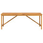 Voir la diapositive 3 : VIDAXL Table a manger de jardin 200x90x74 cm bois d'acacia solide