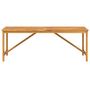 Voir la diapositive 3 : VIDAXL Table a manger de jardin 200x90x74 cm bois d'acacia solide