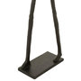 Voir la diapositive 3 : Paris Prix Lot de 2 Statues en Métal  Marche  150cm Noir