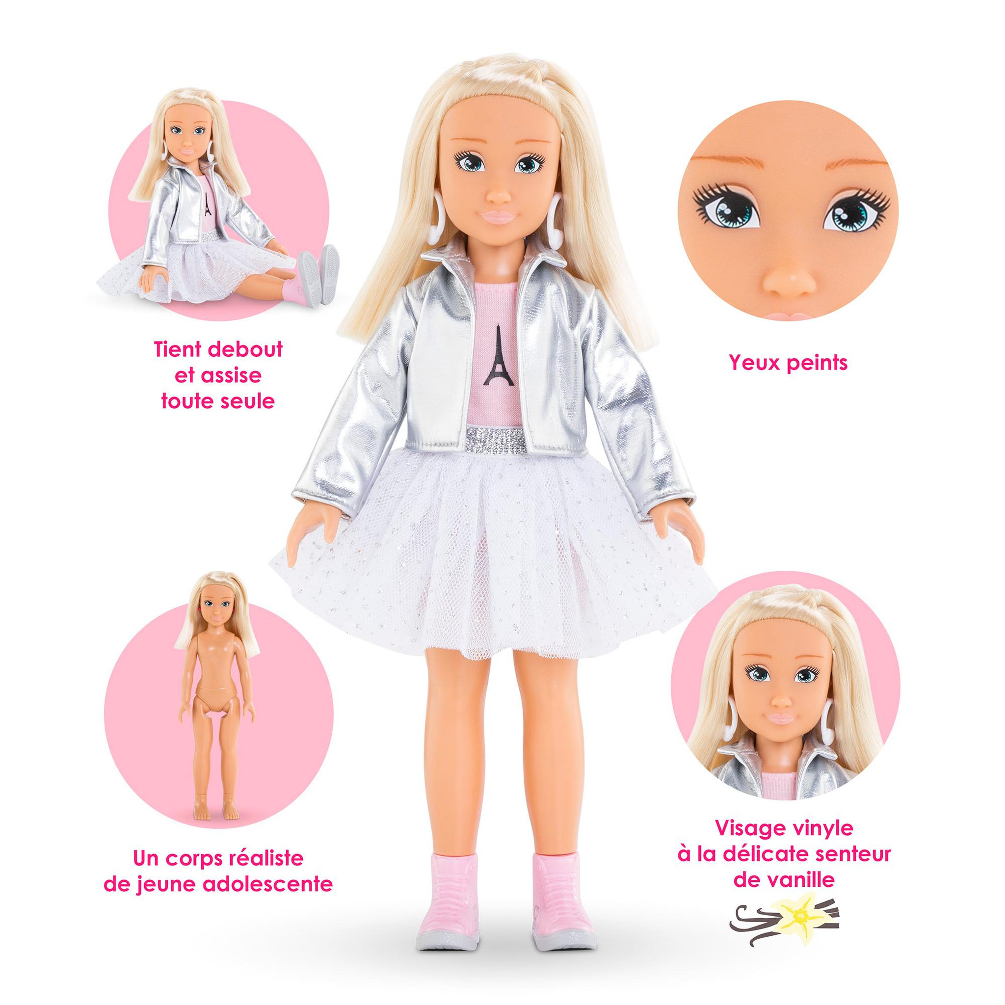 Voir la diapositive 2 : Corolle Coffret Poupée Corolle Girls Valentine Fashion Week Paris