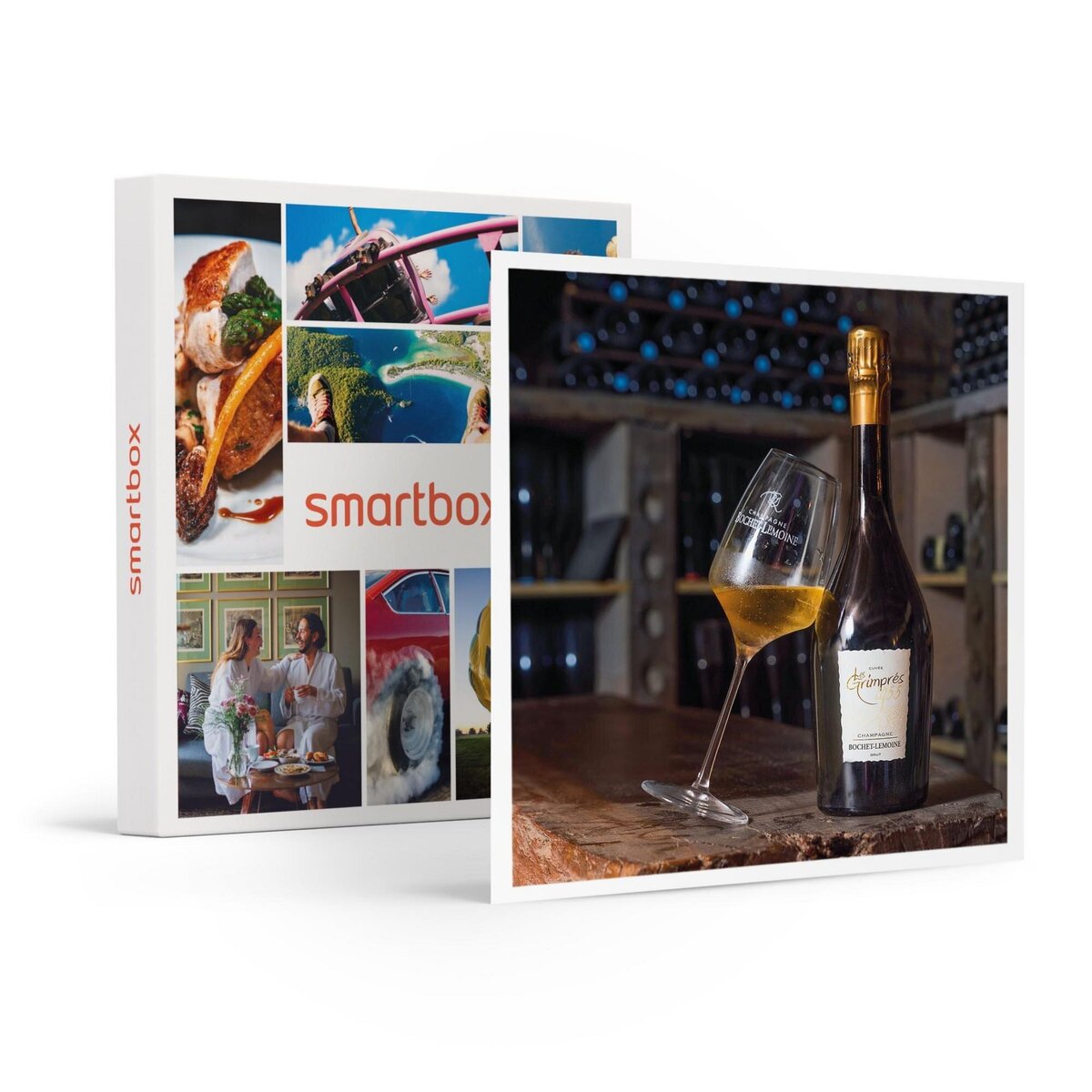 Smartbox Coffret de 6 bouteilles de champagne à savourer chez soi - Coffret Cadeau Sport & Aventure