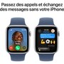 Voir la diapositive 4 : APPLE Montre connectée SE 40mm Argent/Denim S/M Cellular