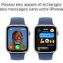 Voir la diapositive 4 : APPLE Montre connectée SE 40mm Argent/Denim S/M Cellular
