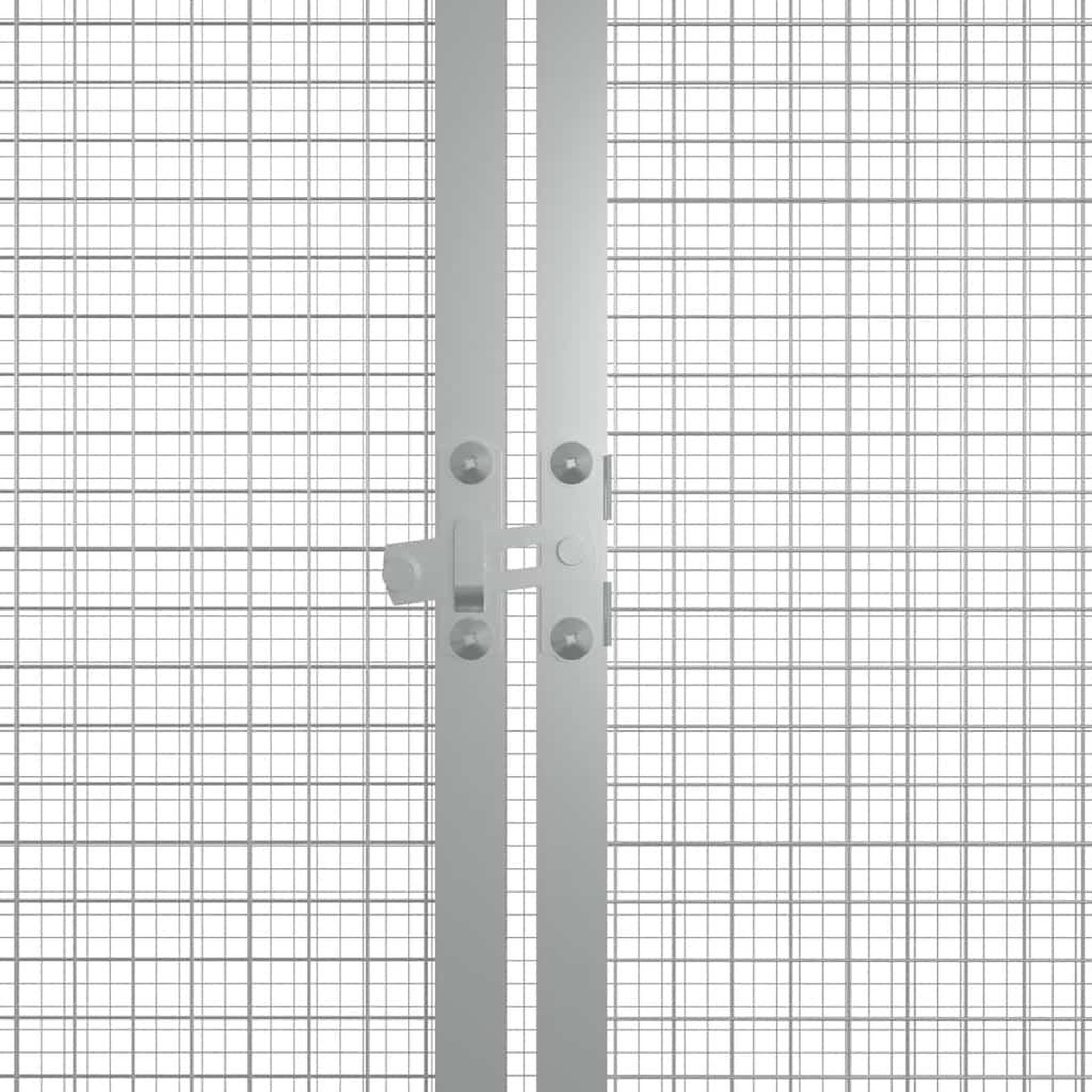 Voir la diapositive 5 : VIDAXL Cage pour poules Anthracite 200x91x100 cm Acier galvanise