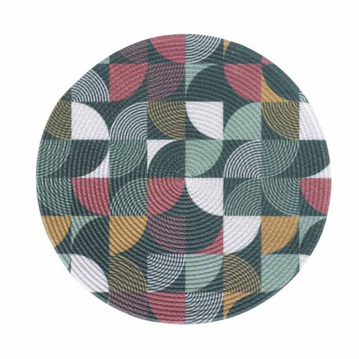 Paris Prix Set de Table Imprimé  Rythmo  35cm Bleu