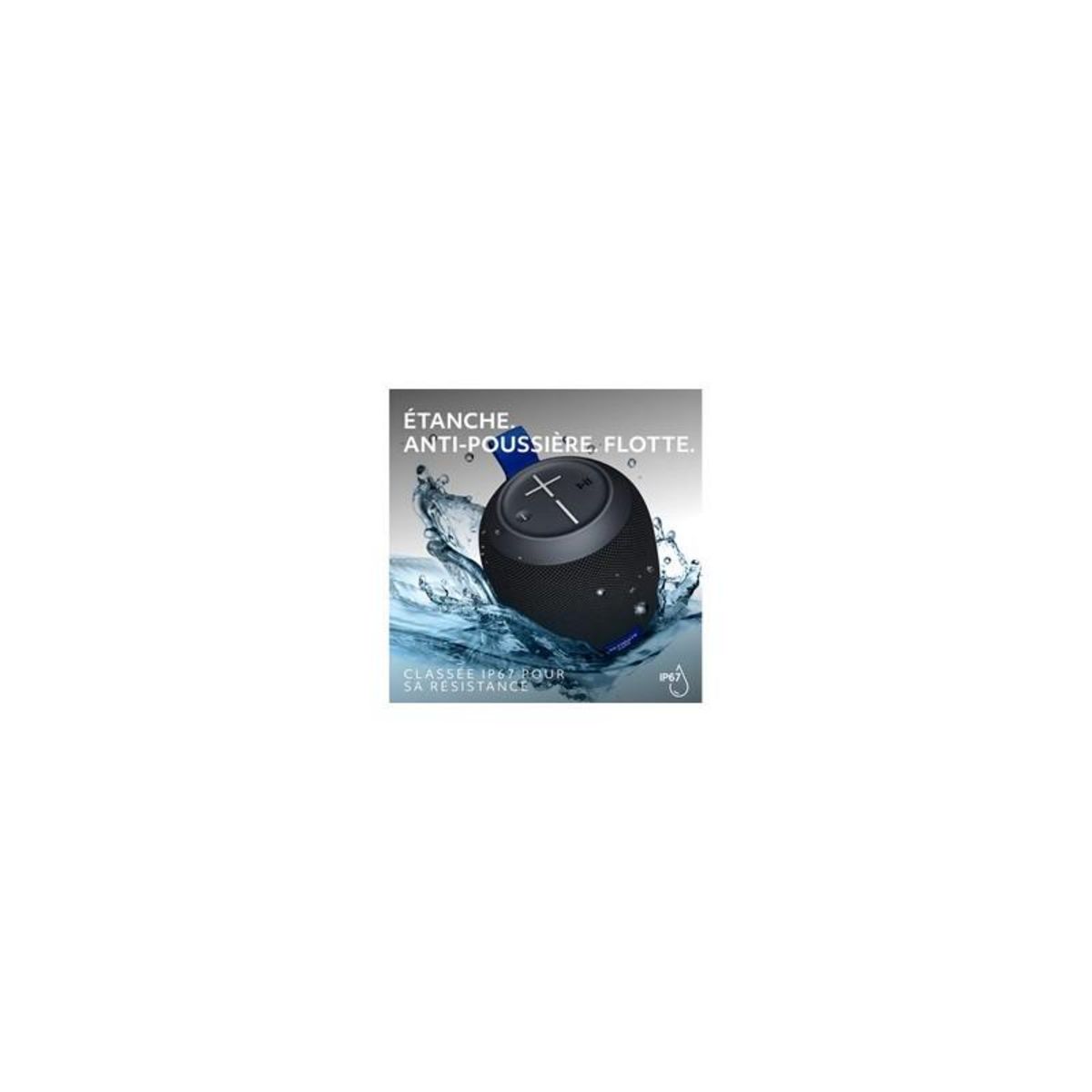 Ultimate ears Enceinte sans fil Ultimate Ears WONDERBOOM PLAY, enceinte Bluetooth portable et etanche Noir