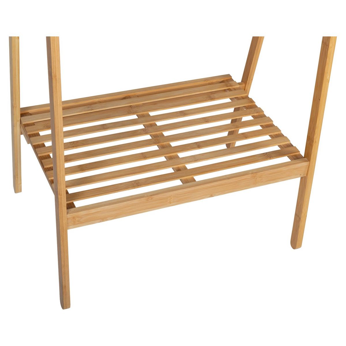 Portant pliable avec étagère en bambou MAOA