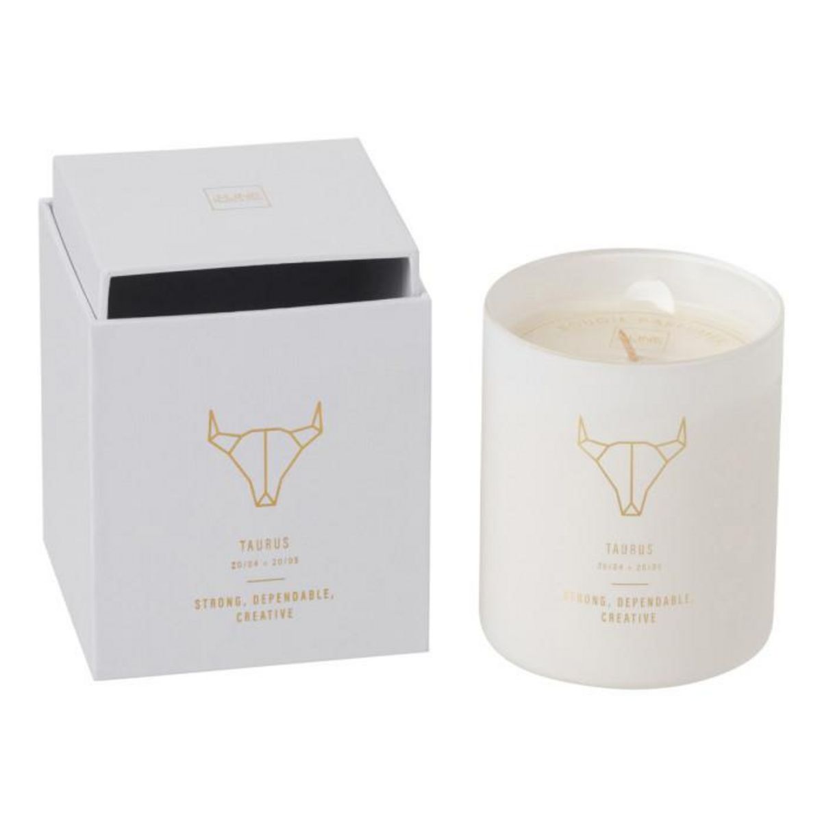 Paris Prix Bougie Parfumée  Taureau  10cm Sapphire Amber Tea