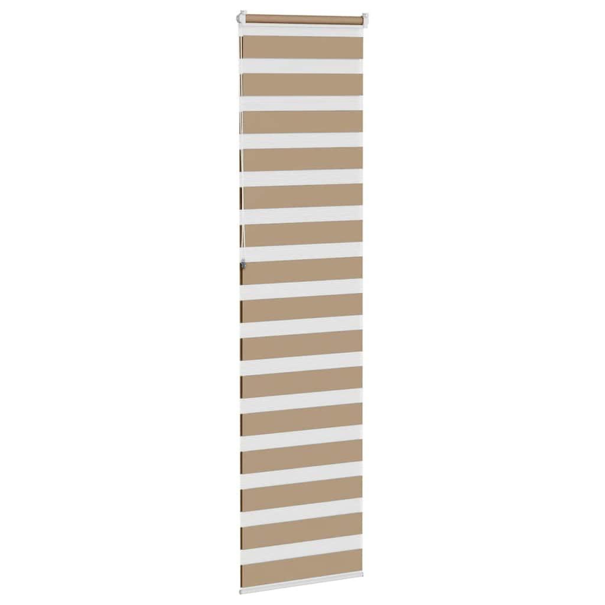 Voir la diapositive 4 : VIDAXL Store zebre marron sable largeur du tissu 50,9 cm polyester