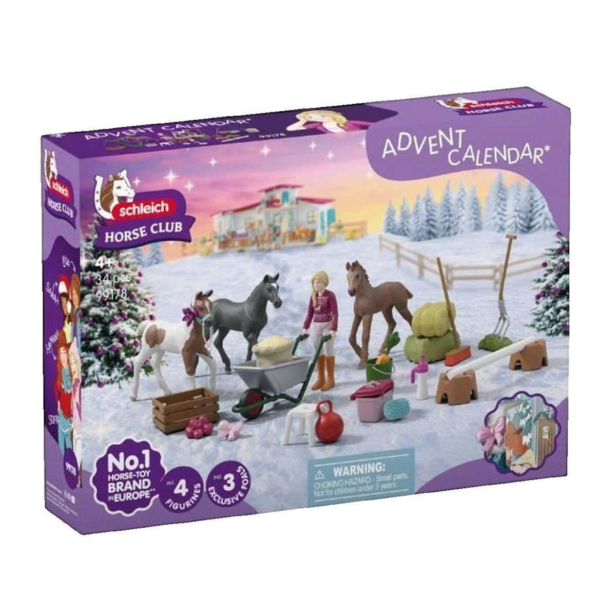 Schleich Calendrier de l'Avent Horse Club Schleich coloré