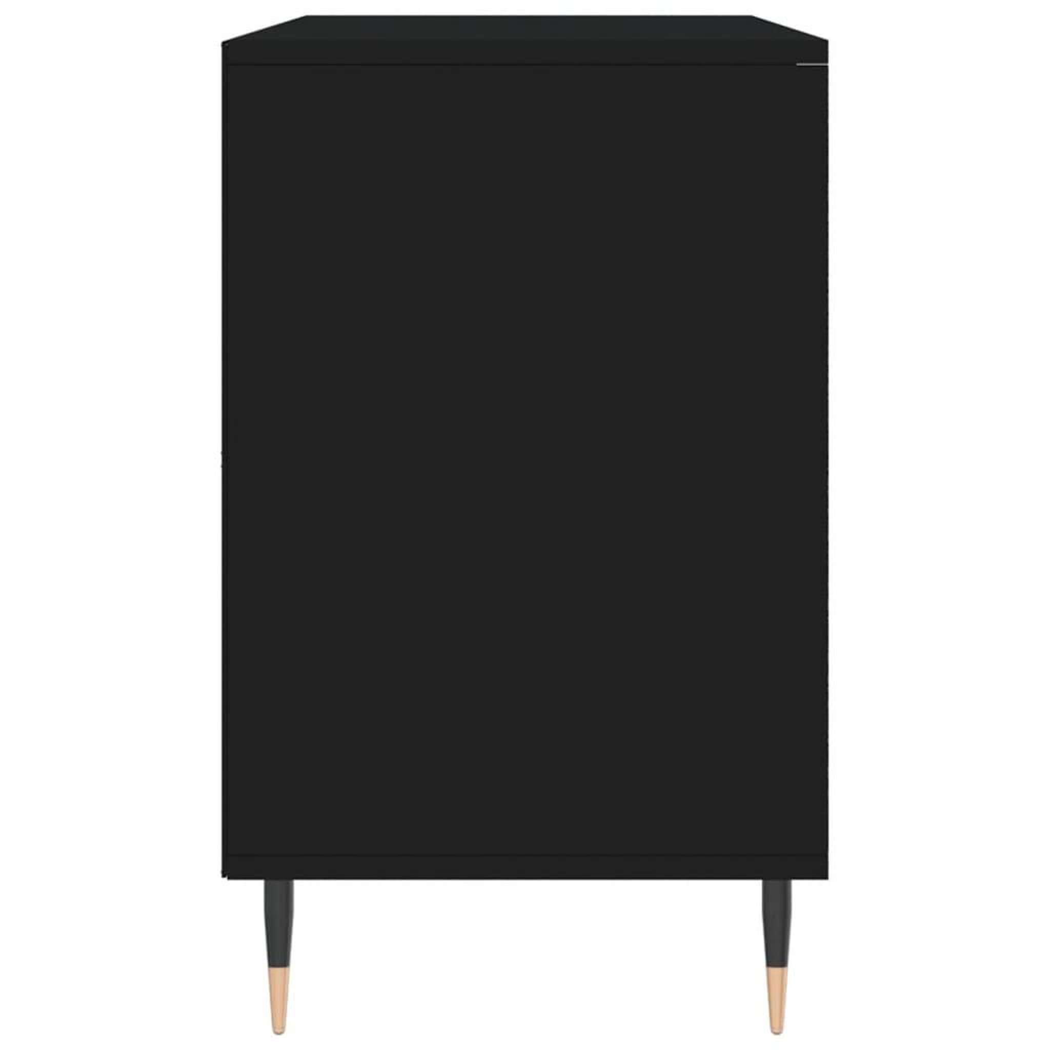 Voir la diapositive 5 : VIDAXL Armoire a chaussures Noir 102x36x60 cm Bois d'ingenierie