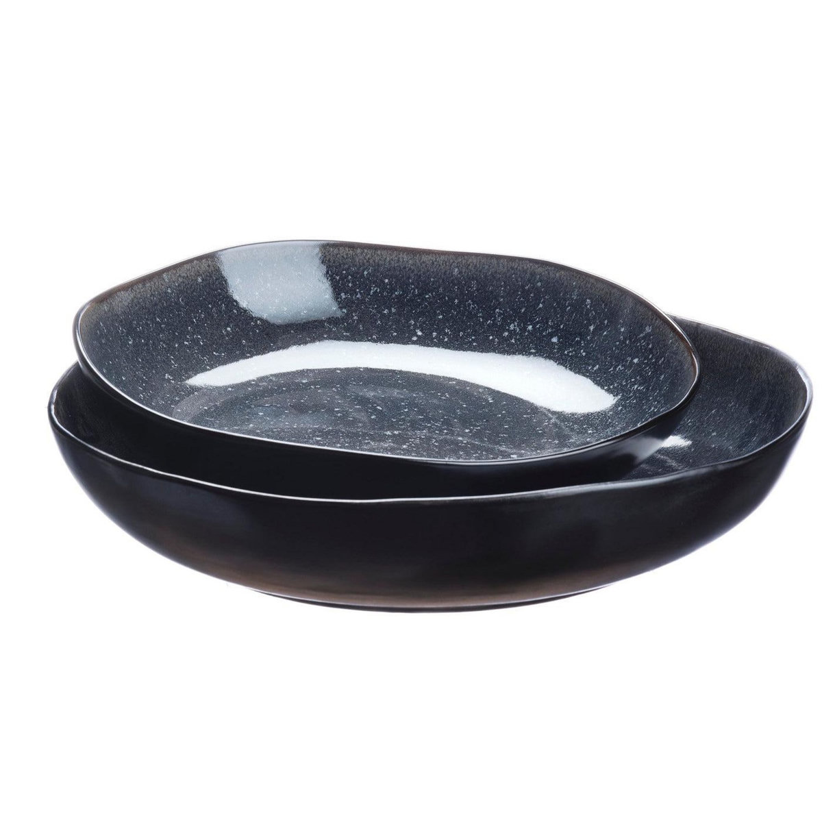 BJORN Corbeille à fruits IRIS Ø27,5cm et Ø32,5cm - 2 pièces - Bleu nuit