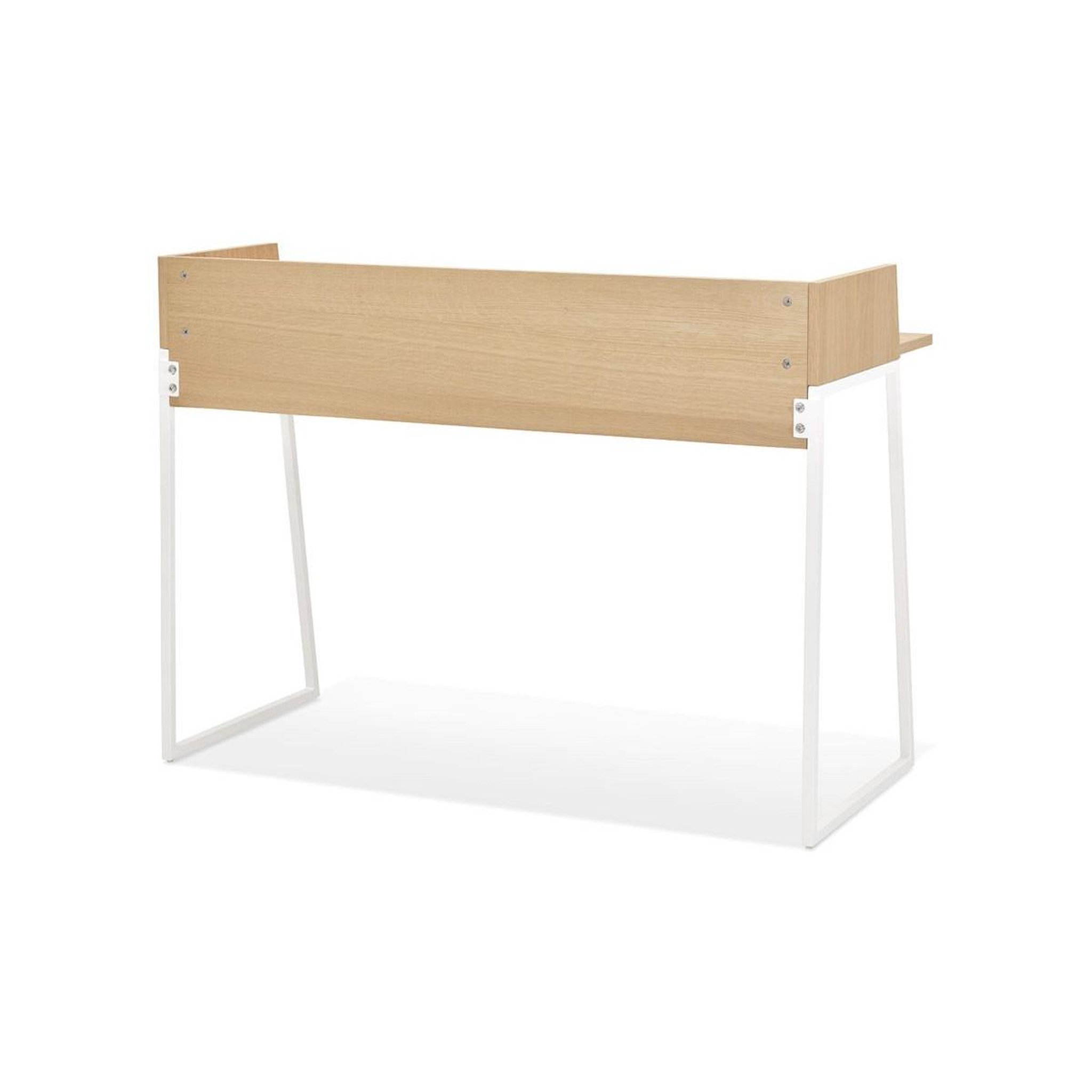 Voir la diapositive 4 : Paris Prix Bureau Design  Zélana  120cm Naturel & Blanc