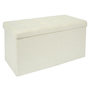 Voir la diapositive 1 : Paris Prix Banc Pliable & Coffre  Eleonor  76cm Beige