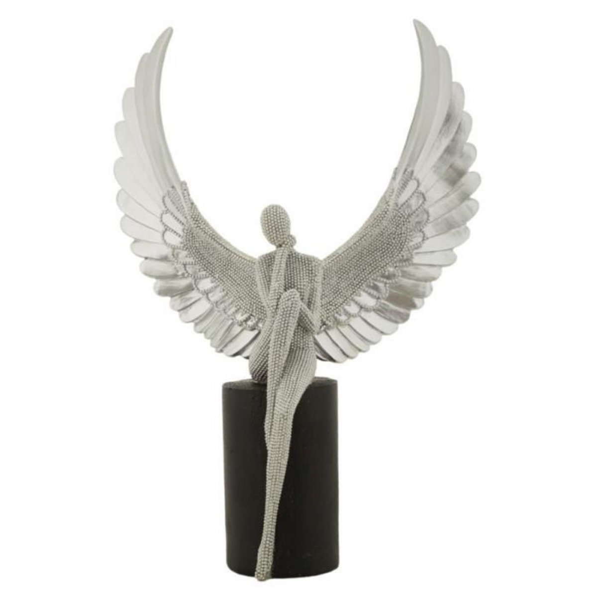 Paris Prix Statuette Déco Ailes  Sparky  34cm Argent