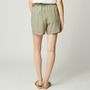 Voir la diapositive 2 : INEXTENSO Short viscose vert kaki femme