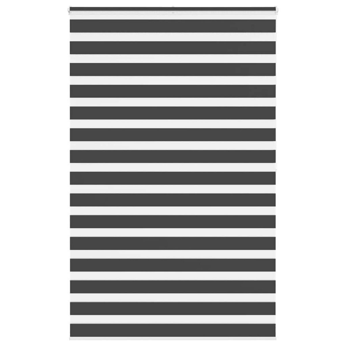 VIDAXL Store zebre noir 140x200 cm largeur du tissu 135,9 cm polyester