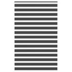 VIDAXL Store zebre noir 140x200 cm largeur du tissu 135,9 cm polyester