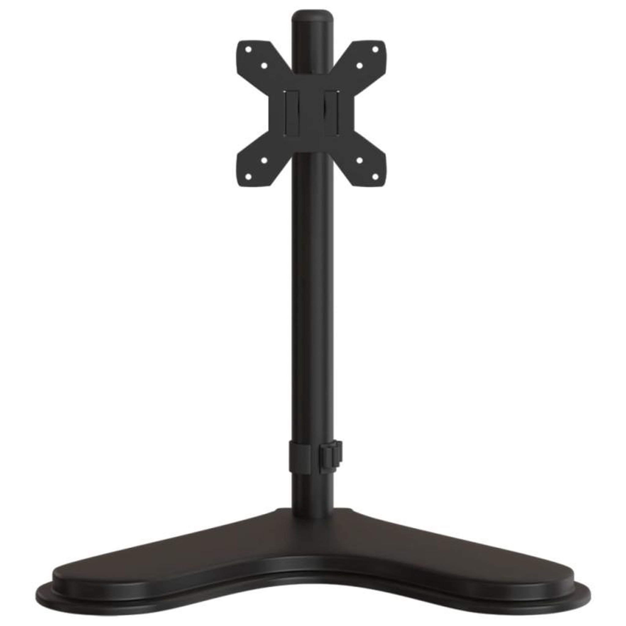 Voir la diapositive 4 : VIDAXL Support de moniteur noir acier VESA 75 100 mm